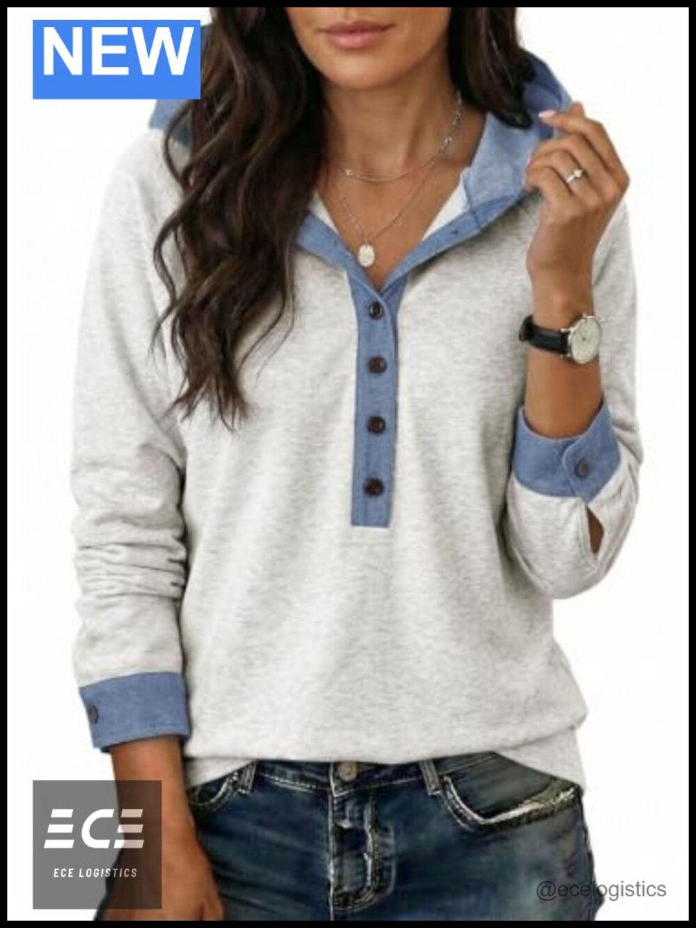 Dokotoo Women's Long Sleeve Hoodie Relaxed Fit Casual Pullover